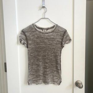 Free People thermal waffle tee